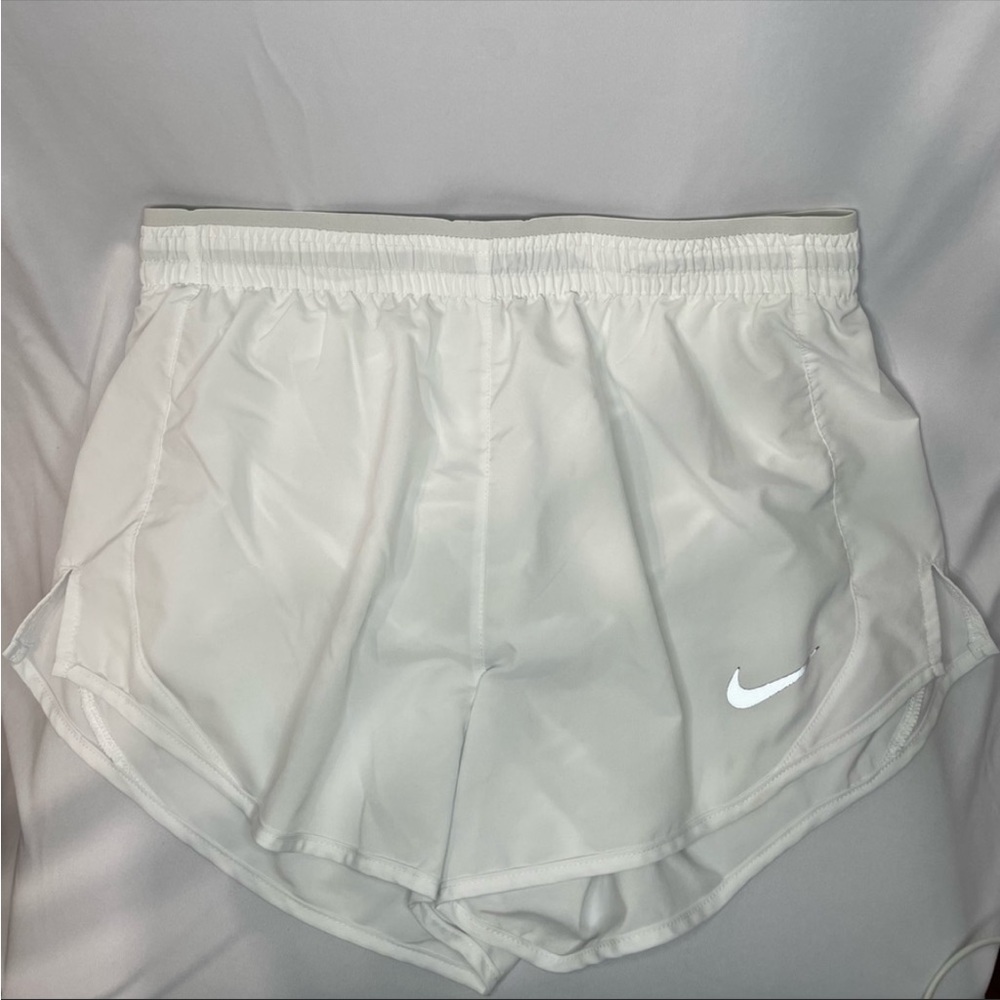 Nike White Dr-Fit Running Shorts - Picture 1 of 7